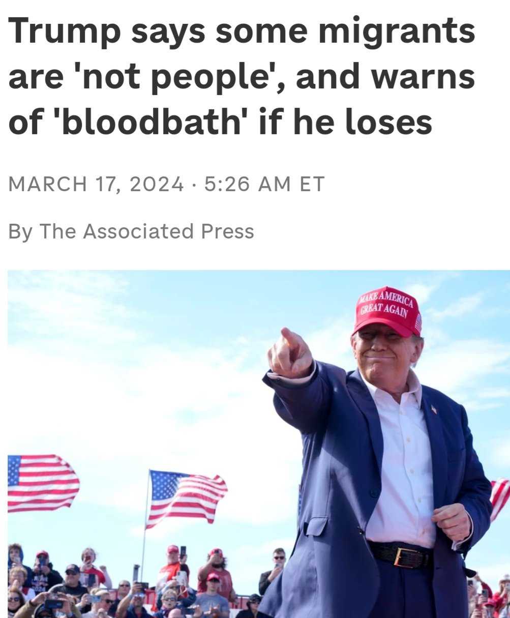 What did Trump REALLY mean by &quot;Bloodbath?